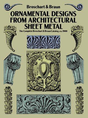 ornamental designs from architectural sheet metal|Ornamental Designs From Architectural Sheet Metal (book).